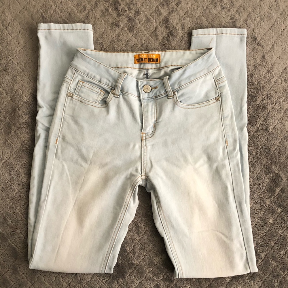 Light Blue Wax Jean